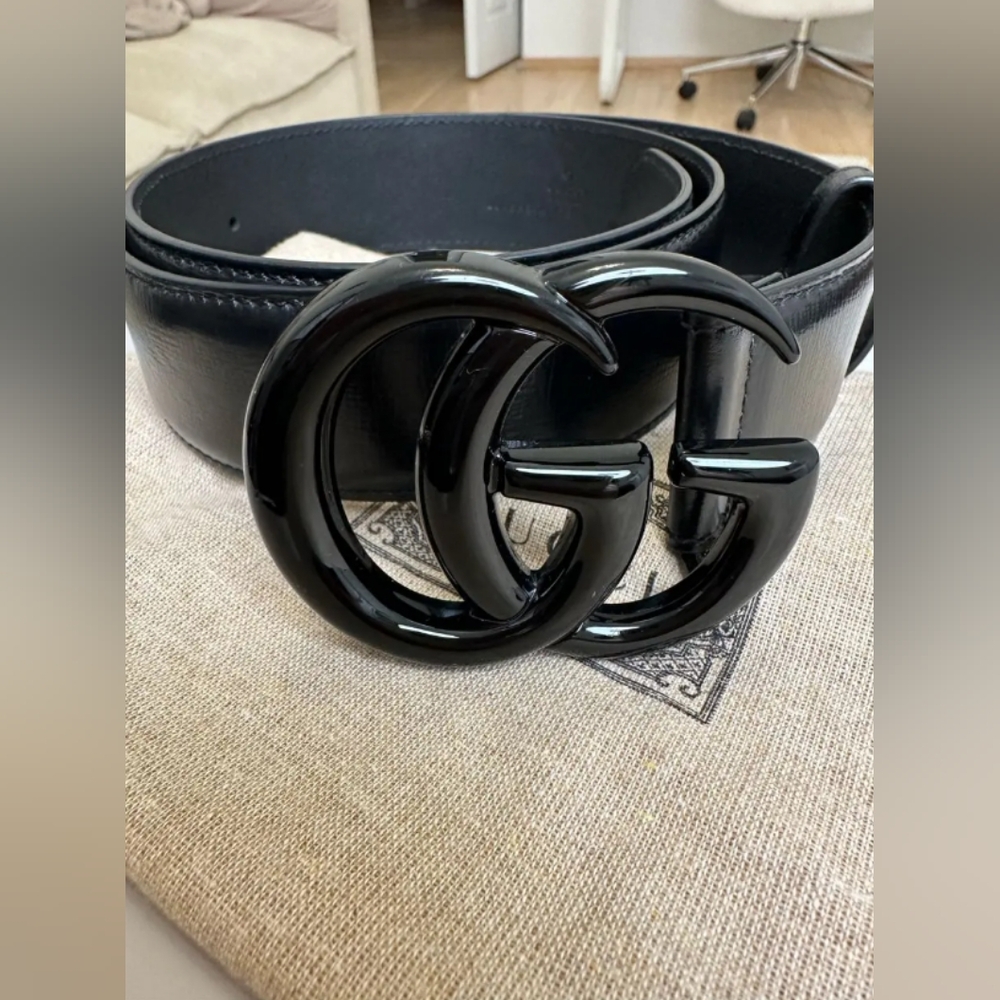 Gucci GG Marmont Black Belt